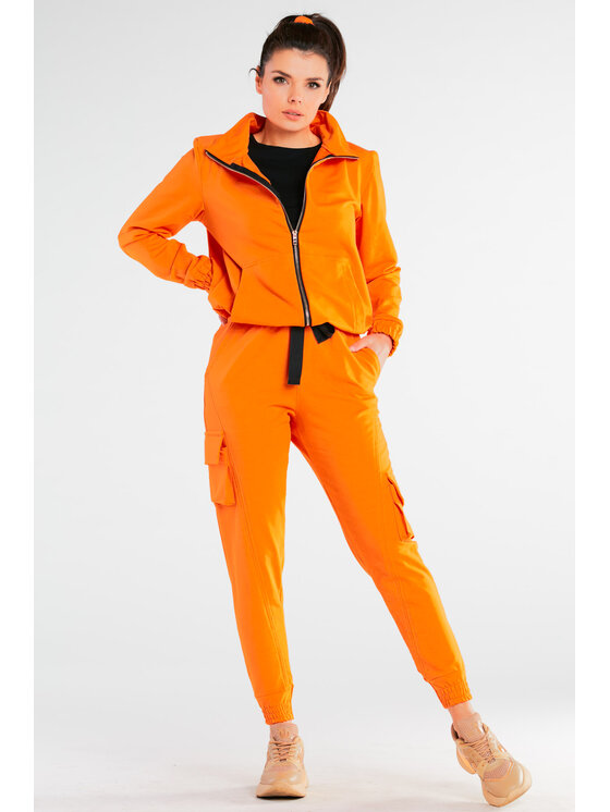 Infinite You Infinite You Bluza M246 Pomarańczowy Basic Fit