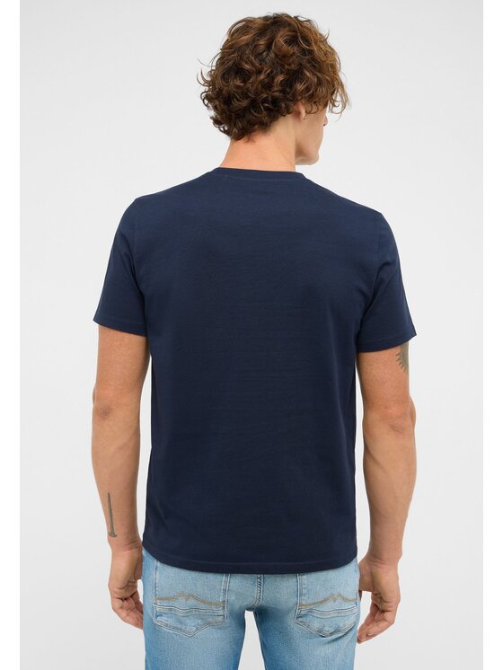 Mustang Mustang T-Shirt Style Austin Granatowy Regular Fit