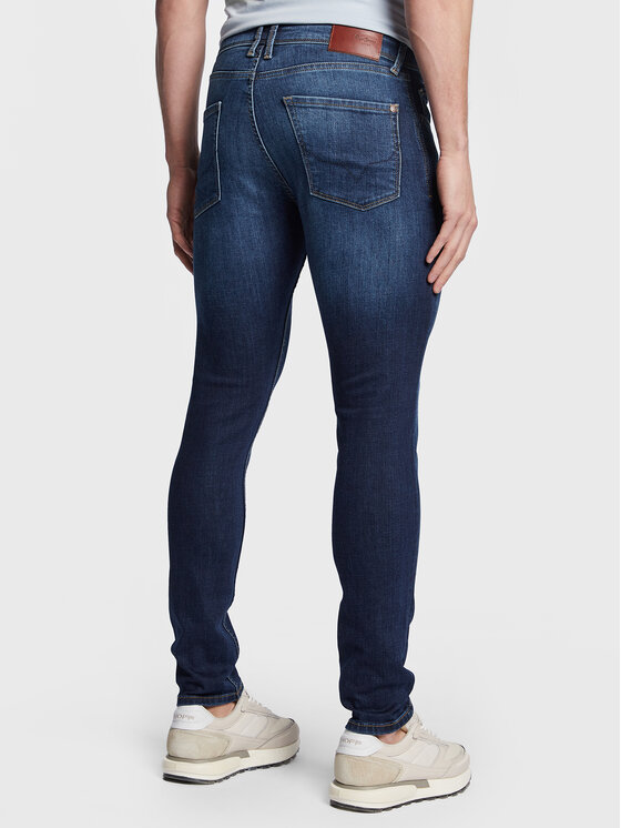 Pepe Jeans Pepe Jeans Jeansy Finsbury PM206321 Tmavomodrá Skinny Fit