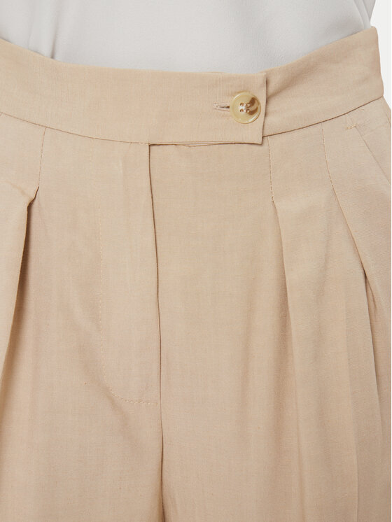 ViCOLO ViCOLO Bermudy TB1568 Beżowy Relaxed Fit