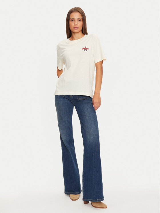 Guess Guess Marškinėliai W4BI55 K8HM0 Rožinė Oversize