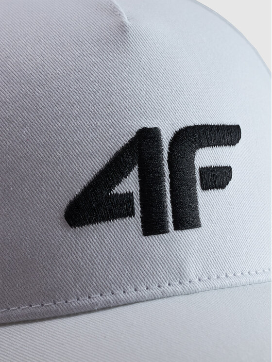 4F 4F Czapka z daszkiem 4FWSS26ACABF549-10S Biały