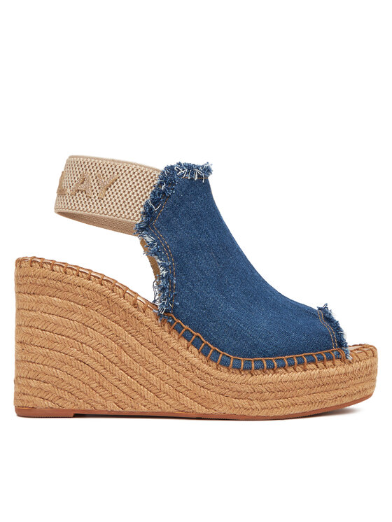 REPLAY REPLAY Sandale Jess Tyne Denim Wedge Sandal GWP4G.000.C0036T Albastru