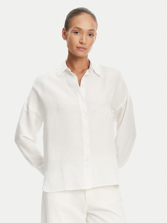 TATUUM Tatuum Košile Jenna T2504.083 Bílá Relaxed Fit