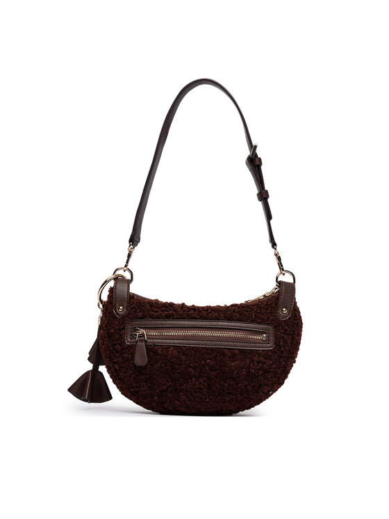 Guess Guess Torebka Katie HWWG22 53180 Brązowy ciemny