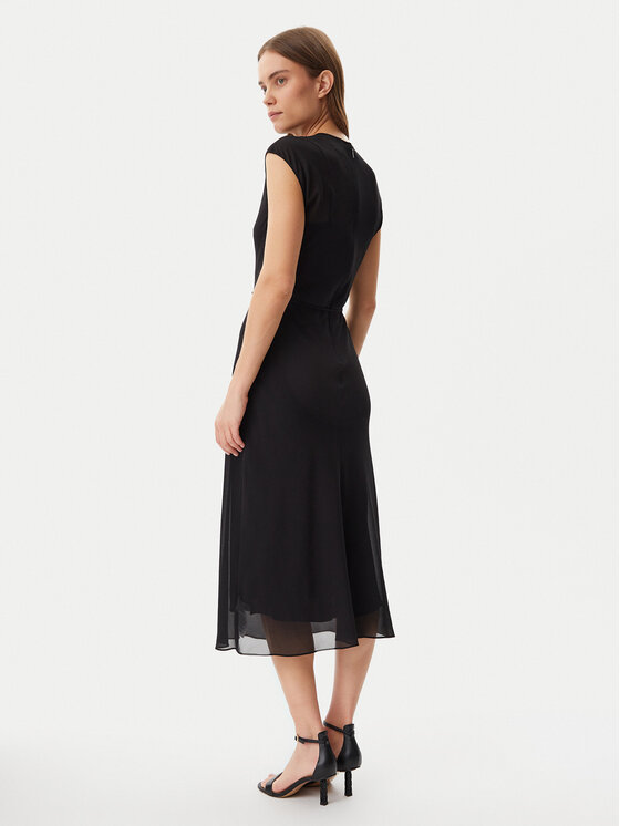 Calvin Klein Calvin Klein Φόρεμα κοκτέιλ K20K208366 Μαύρο Regular Fit