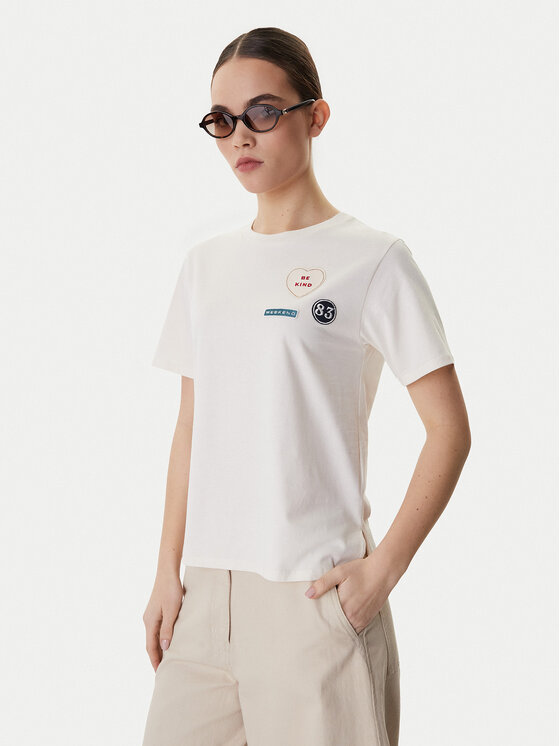 Weekend Max Mara Weekend Max Mara Póló West 2615971041 Ekru Regular Fit