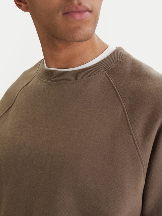 RVCA RVCA Світшот Dayshift Crew II 23A463510 Коричневий Relaxed Fit