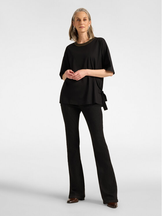Elena Mirò Elena Mirò T-shirt G040Z000689N033 Nero Over Fit