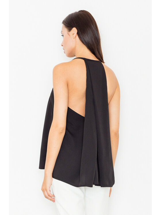FIGL FIGL Blúzka M480 Čierna Regular Fit