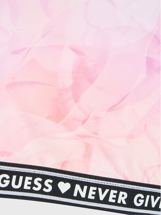 Guess Guess Top J3RI02 MC01P Różowy Slim Fit