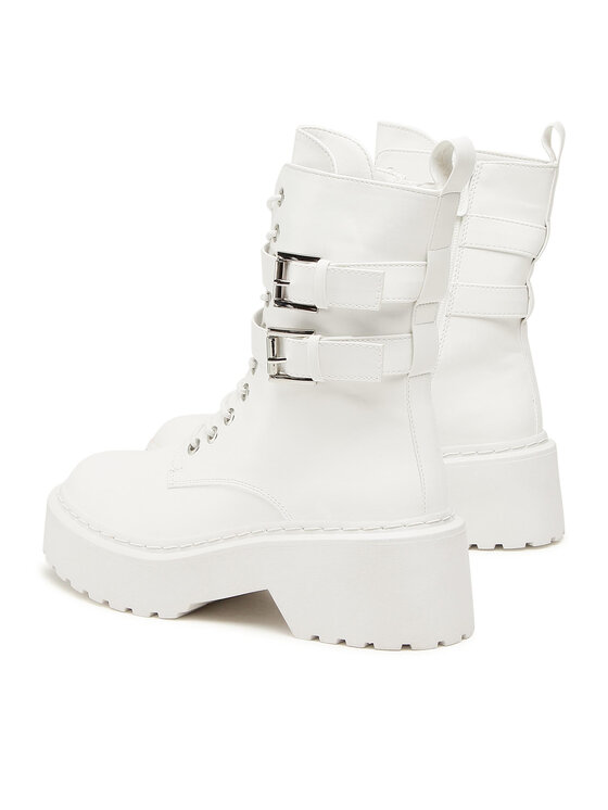 DeeZee DeeZee Schnürstiefeletten WS5656-01 Weiß