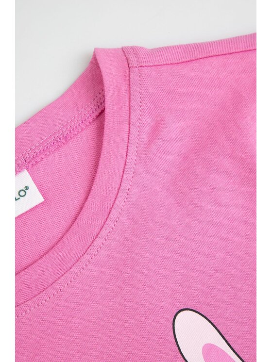Coccodrillo Coccodrillo T-Shirt ZC6143205AGK-007 Różowy Regular Fit