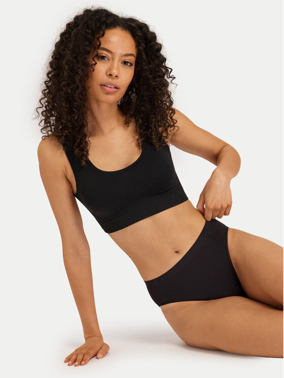 Hanro Hanro Sportinė liemenėlė Touch Feeling 71806 Juoda