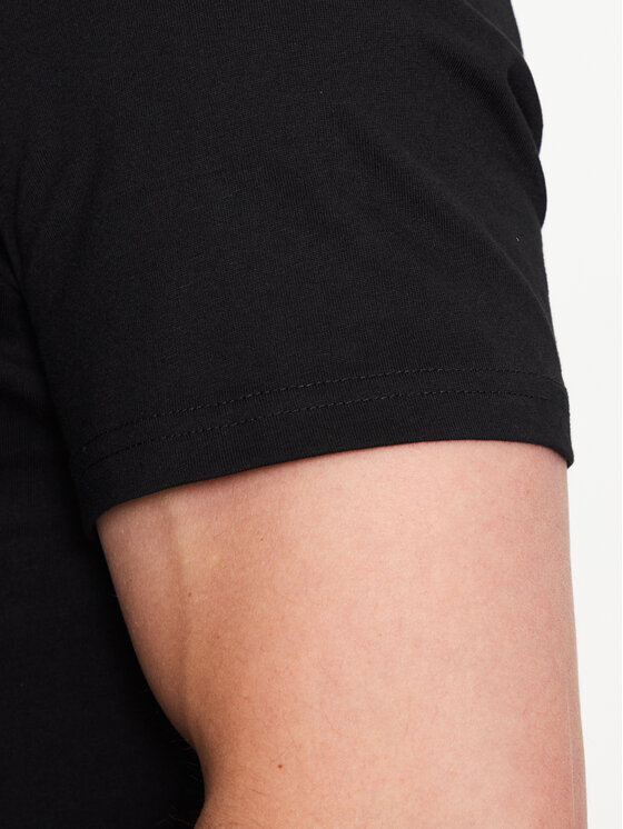 4F 4F T-särk 4FSS23TTSHM539 Must Regular Fit