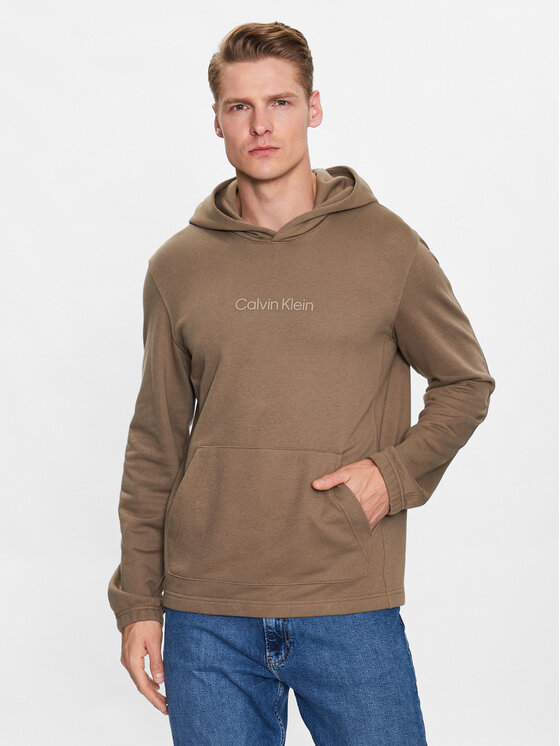 Calvin Klein Performance Džemperis 00GMS3W303 Chaki Regular Fit