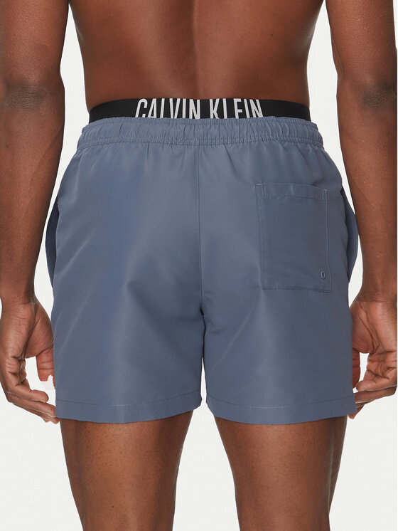 Calvin Klein Swimwear Calvin Klein Swimwear Kupaće gaće i hlače KM0KM01093 Siva Regular Fit