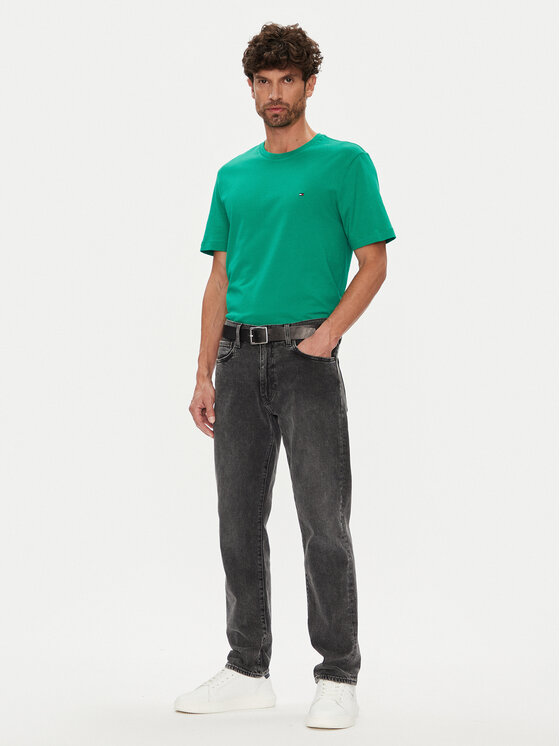 Tommy Hilfiger Tommy Hilfiger Тишърт Ess Seasonal MW0MW39995 Зелен Regular Fit
