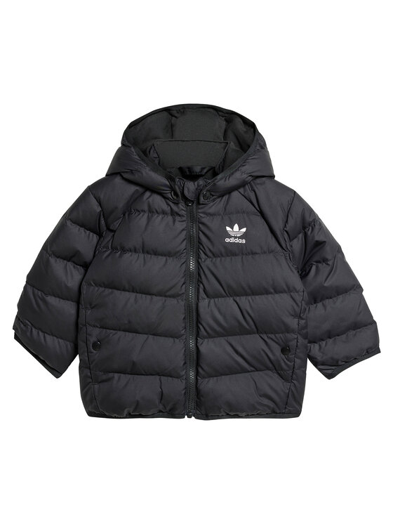 adidas adidas Пухено яке adicolor IX7493 Черен Regular Fit