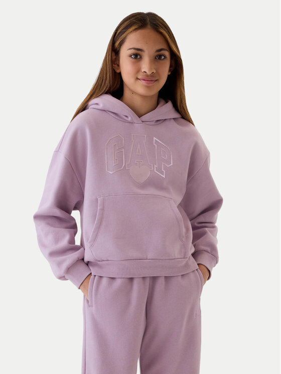 Gap Gap Majica dugih rukava 523511-03 Ružičasta Regular Fit