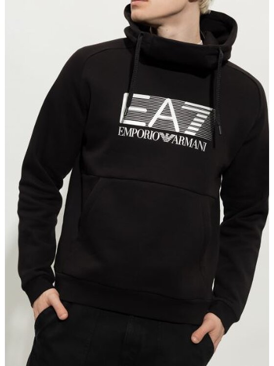 EA7 Emporio Armani EA7 Emporio Armani Mikina 6LPM25 PJ07Z 0200 Černá Regular Fit