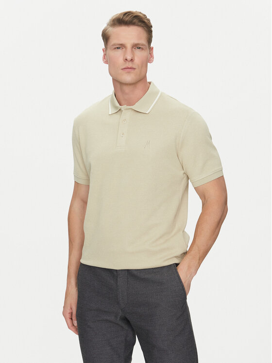 Marciano Guess Tricou polo 5GHP08 6322A Bej Regular Fit