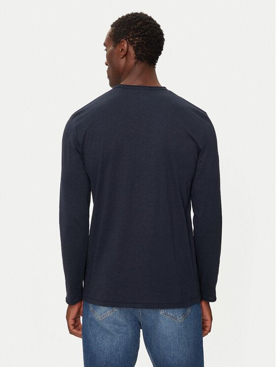 s.Oliver s.Oliver Longsleeve 2150055 Dunkelblau Regular Fit