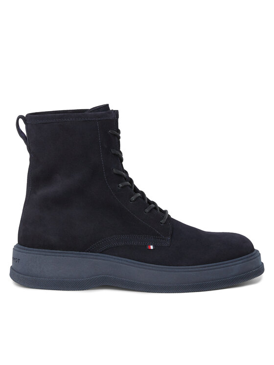 Ghete Tommy Hilfiger Th Everyday Core Suede Boot FM0FM04660 Bleumarin