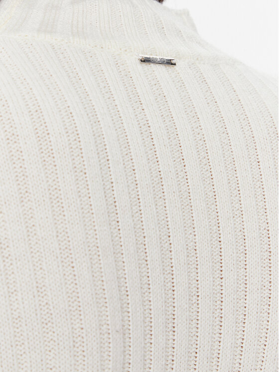 Liu Jo Liu Jo Pullover MF3223 MA95M Écru Slim Fit