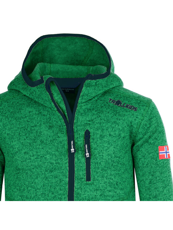 Trollkids Trollkids Kurtka przejściowa 222-327 Zielony Regular Fit