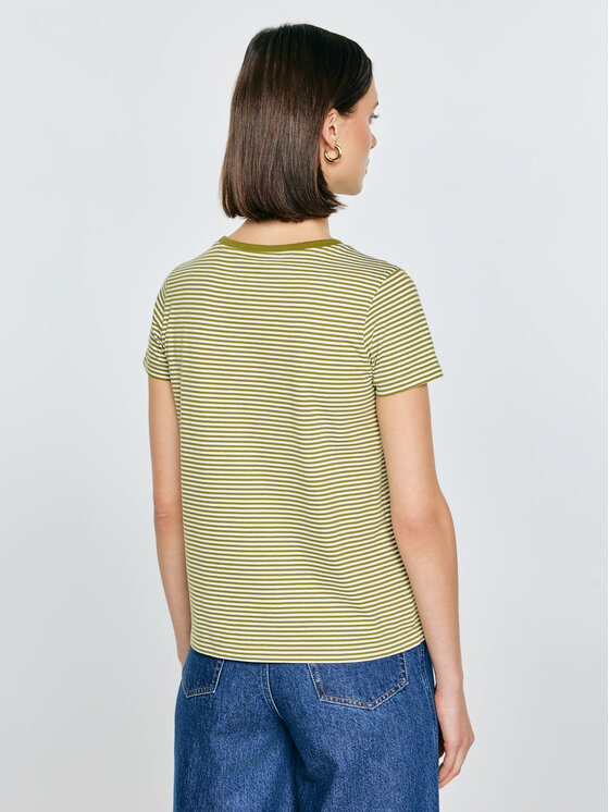 BIG STAR BIG STAR T-Shirt ZENAISA Zielony Basic Fit