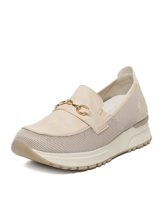 Rieker Rieker Halbschuhe N7455-60 Beige