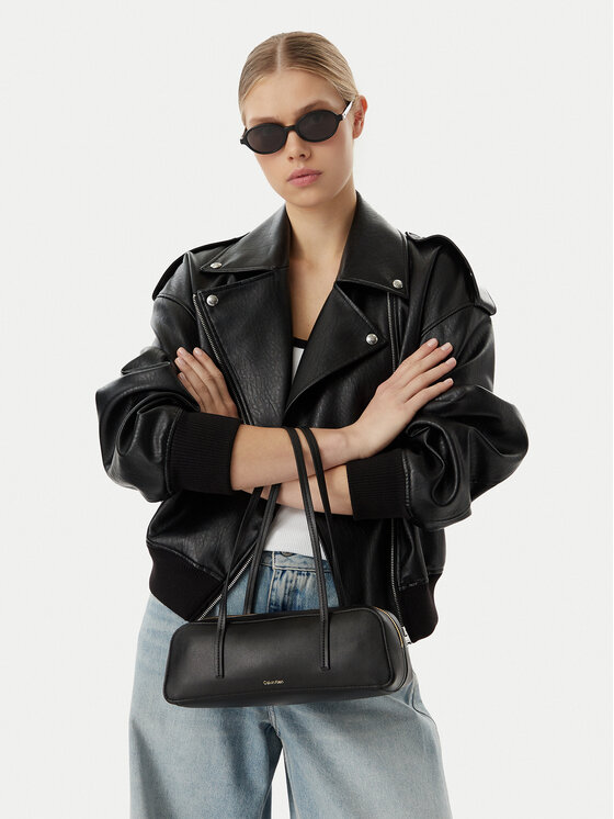 Calvin Klein Calvin Klein Táska Foil Logo Bauletto LV04F3636G Fekete