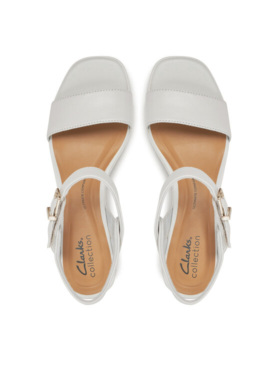 Clarks Clarks Sandály Jaylan Ray 26181660 Bílá