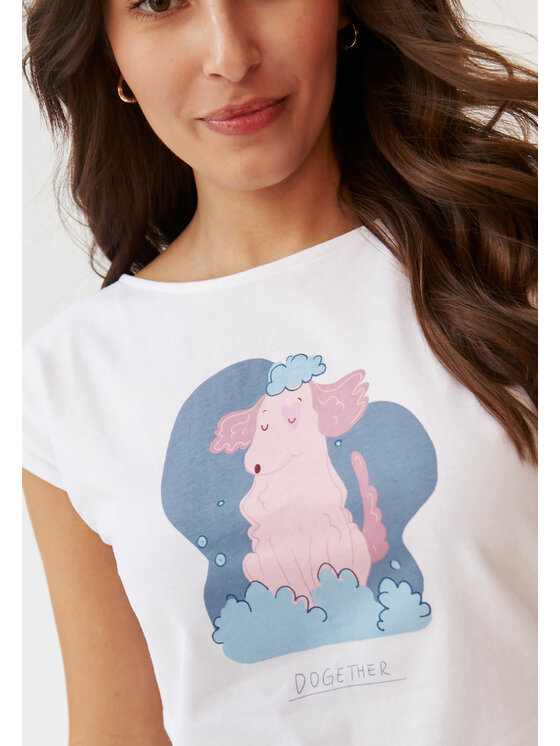 TATUUM TATUUM T-Shirt AMANDA 2 Biały Classic Fit