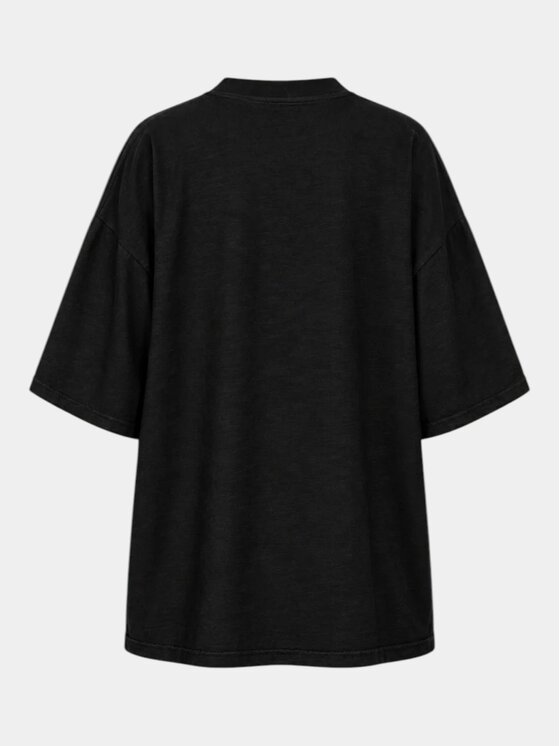 MADE BY SOCIETY MADE BY SOCIETY T-Shirt PORTRAIT - T27456 Czarny Basic Fit