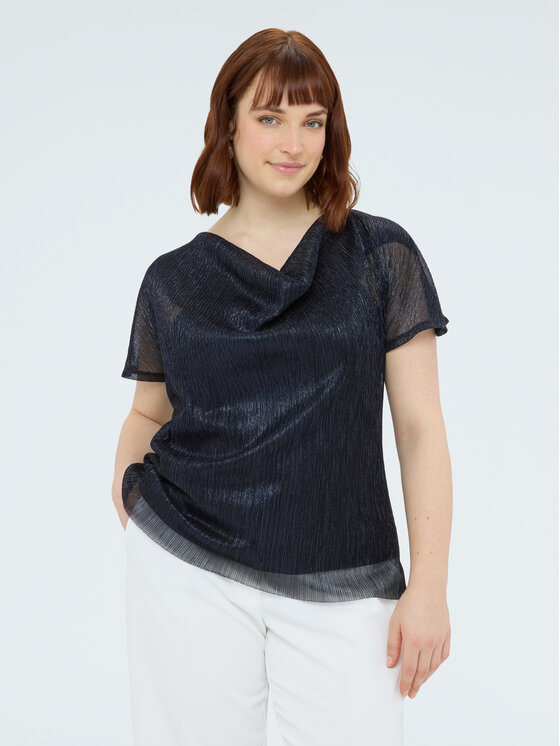 Fiorella Rubino Fiorella Rubino T-shirt G017L009412N034 Blu Regular Fit