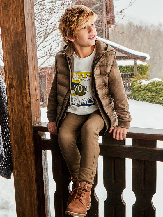 Mayoral Mayoral Штани з тканини 7531 Коричневий Regular Fit