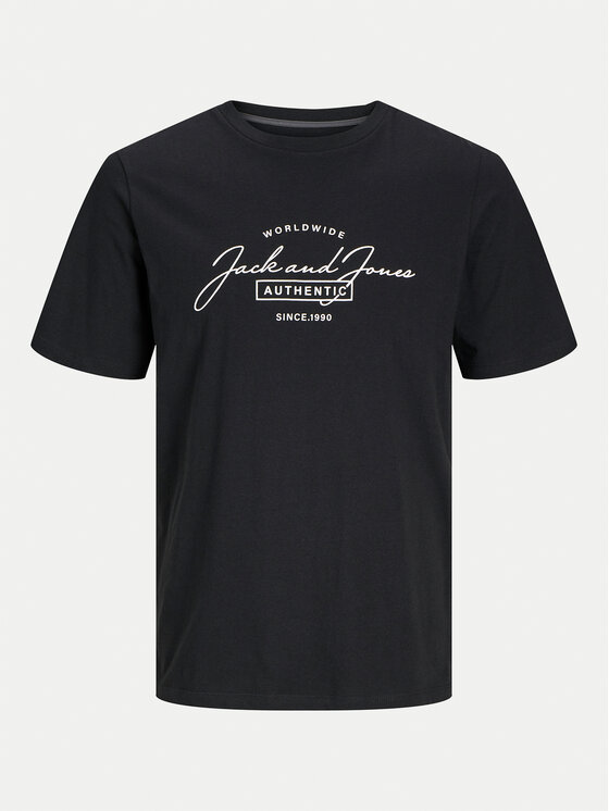 Jack & Jones Jack & Jones T-Shirt Erris 12256799 Schwarz Standard Fit