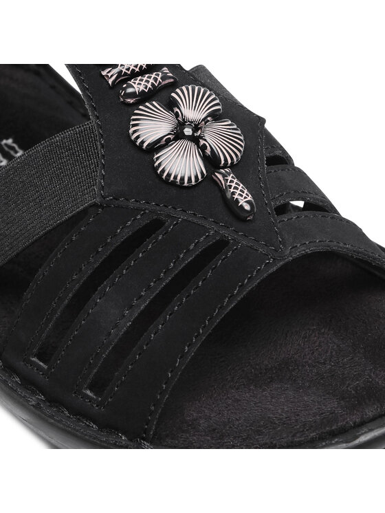 Rieker Rieker Sandali 60806-00 Črna