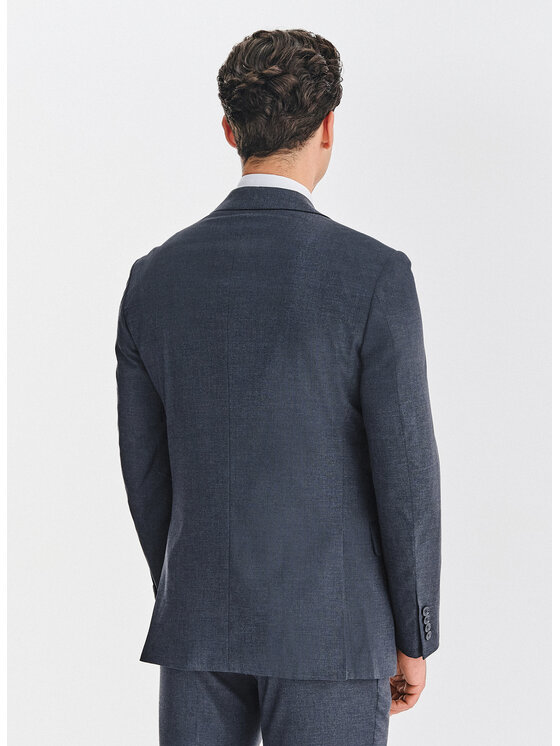 Pako Lorente Pako Lorente Marynarka P25WF-3G-007 Granatowy Slim Fit