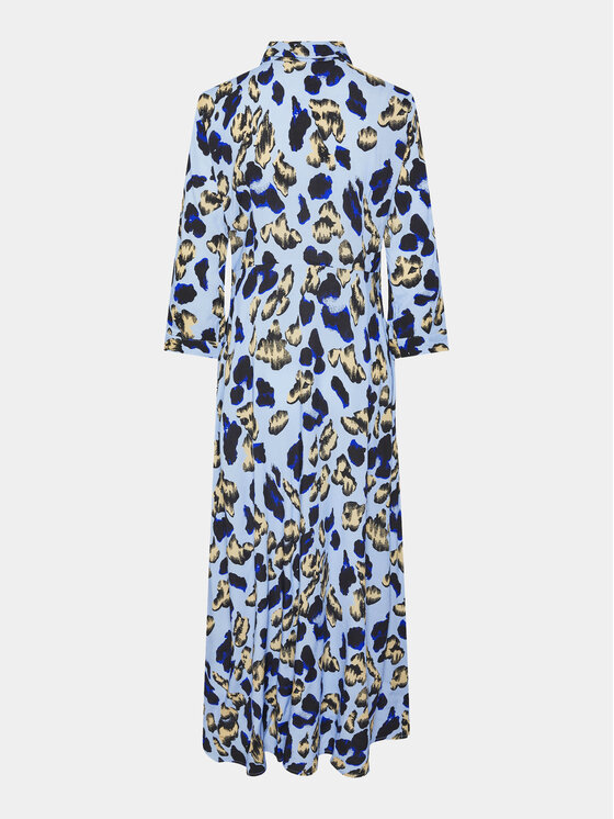 YAS YAS Sukienka koszulowa Savanna 26022663 Niebieski Loose Fit