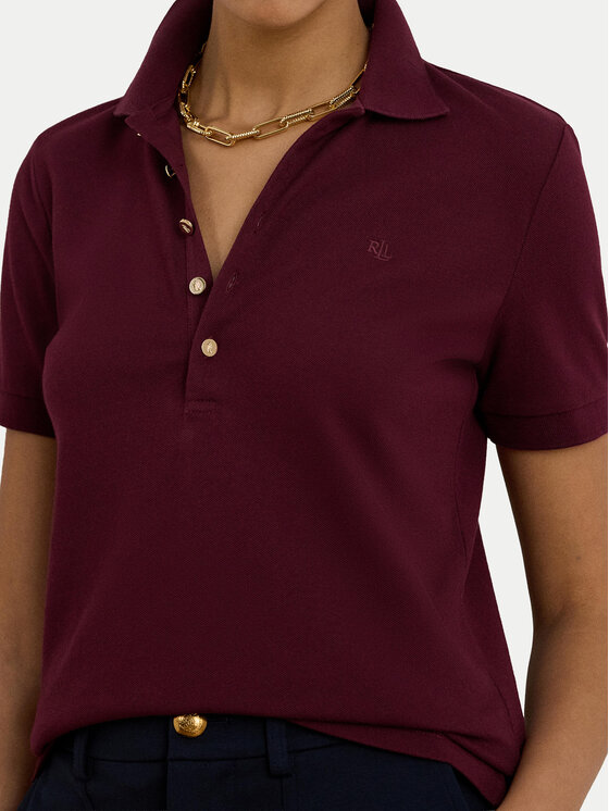 LAUREN RALPH LAUREN LAUREN RALPH LAUREN Poloshirt 200679219108 Dunkelrot Regular Fit