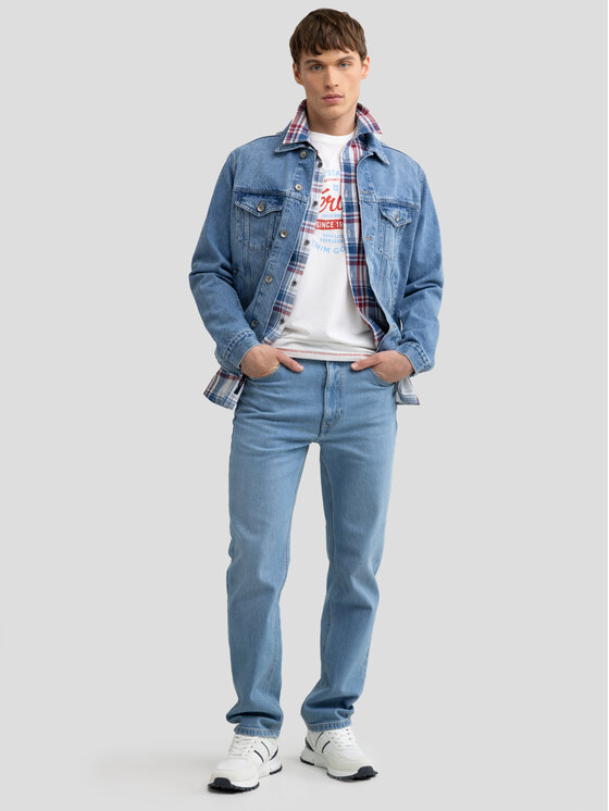 BIG STAR BIG STAR T-Shirt JAMAN Biały Basic Fit