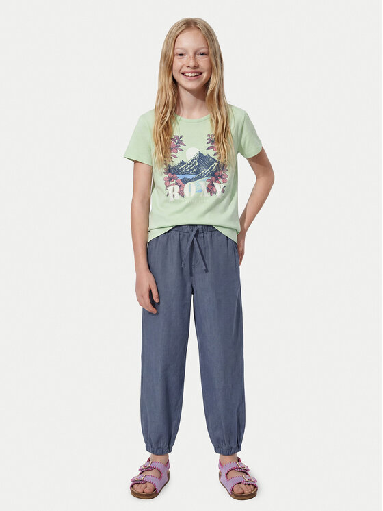 Roxy Roxy Pantaloni da tuta Wind Color ERGNP03135 Blu scuro Loose Fit
