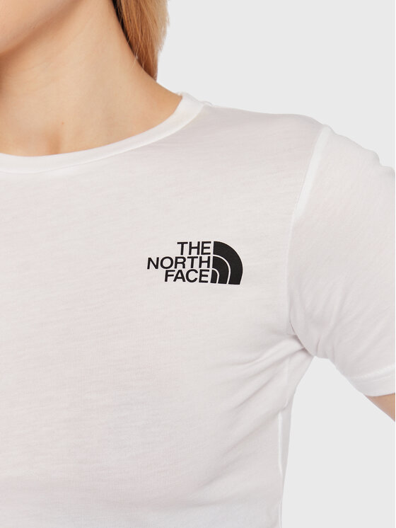 The North Face The North Face T-krekls Simple Dome NF0A82EC Balts Regular Fit