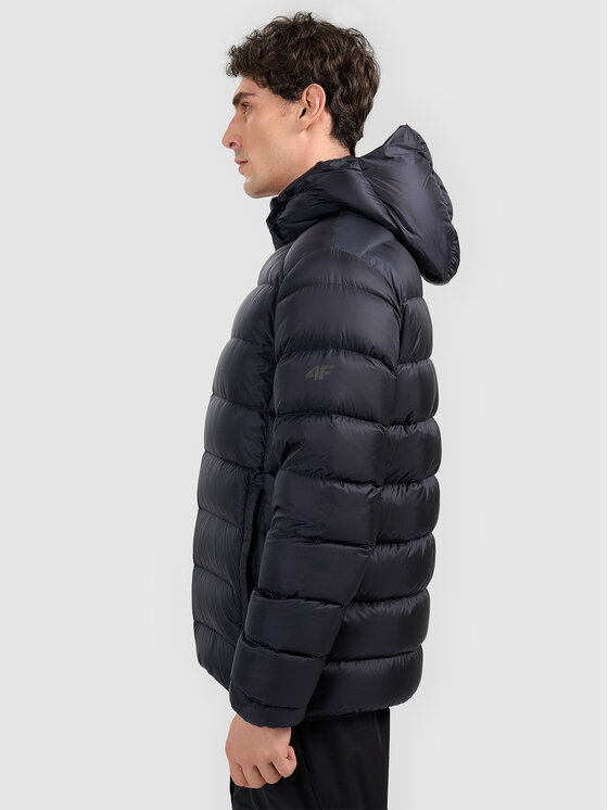 4F 4F Kurtka puchowa active Czarny Regular Fit