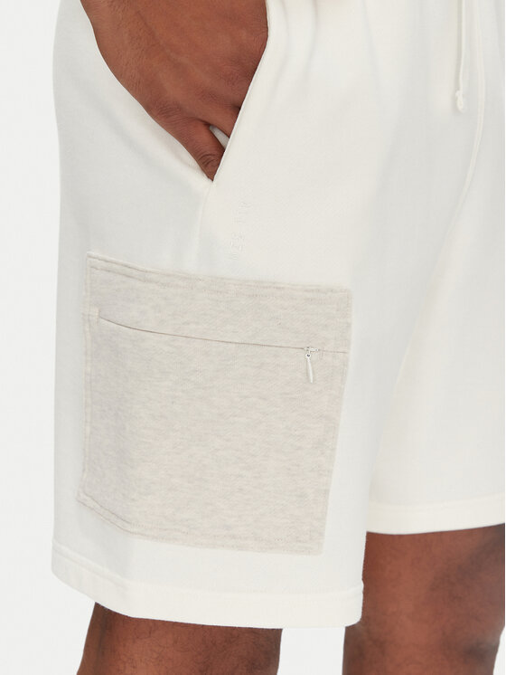 adidas adidas Αθλητικό σορτς ALL SZN French Terry Colorblock JN9483 Λευκό Regular Fit