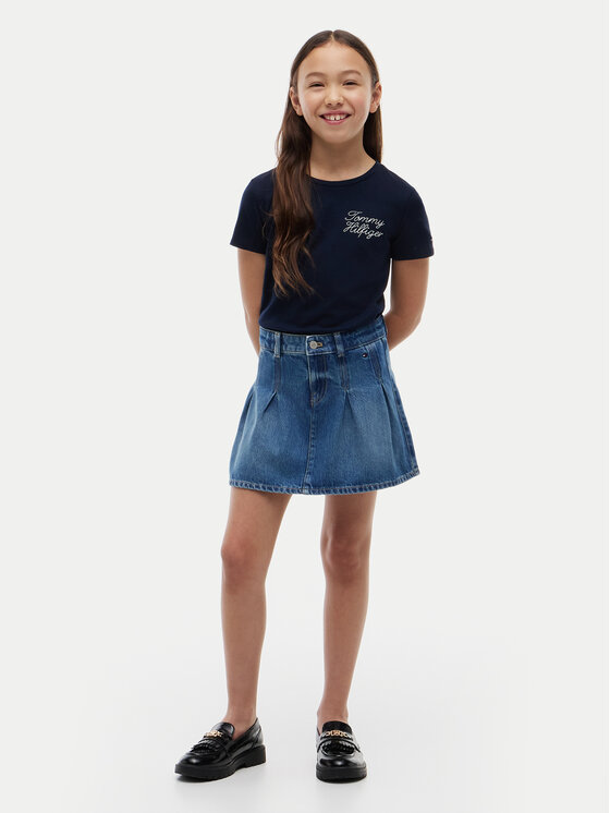 Tommy Hilfiger Tommy Hilfiger Marškinėliai KG0KG09454 Tamsiai mėlyna Regular Fit