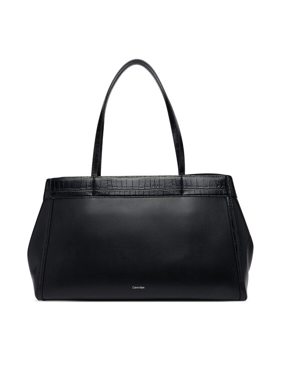 Calvin Klein Calvin Klein Handtasche Ck Croc Snap Large Tote LV04F3904G Schwarz
